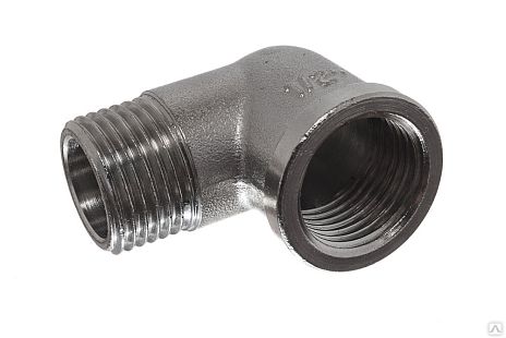Угольник проходной чугун Ду 40 (1 1/2") ВР/НР